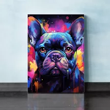 Quadro Decorativo Sala Quarto 30x45cm Bulldog Francês