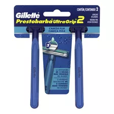 Barbeador Gillette Prestobarba Ultragrip2 Descartável 2 Un