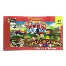 Quebra-cabeça Puzzle Grande 128 Pçs Nosso Sítio Uriarte