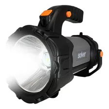 Lanterna Holofote Led Cree 5w Recarregavel Solver Slp-401 Portátil Resistente Potente Bivolt Recarregável