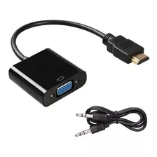 Adaptador Conversor Hdmi A Vga Y Audio