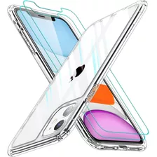 Funda Case Protector Antigolpe + Vidrio Para iPhone 11