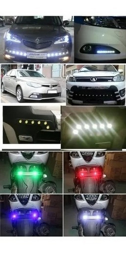 10 Focos Ojo De Aguila Faros Led Tipo Xenon Niebla 10 Pz Foto 6