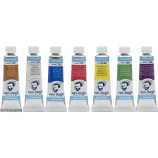 Kit Tintas Aquarelas Van Gogh Bisnaga 10ml C/ 7 Unidades