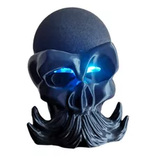 Base Para Alexa (echo Dot 4 Y 5) Skull Barber