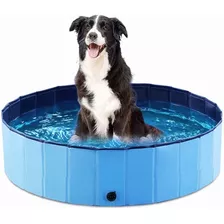 Alberca Plegable Piscina Perro Mascota Bañera Baño 80x20 Cm