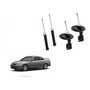 Kit 4 Amortiguadores C/ Bases Para Vw Jetta A6 Mk6 2.0 Lts