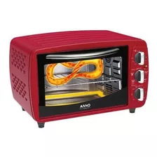 Forno De Bancada Elétrico Arno Airfry 5 Em 1 20l Vermelho 127v