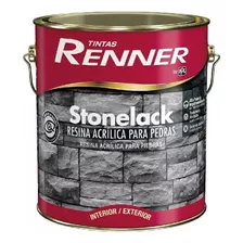 Resina Acrilica Barniz Para Piedras Stonelack Renner 0.9 L