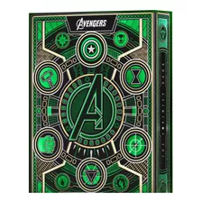 Cartas Marvel Avengers Verde Hulk Green Luxury Cards Naipes 