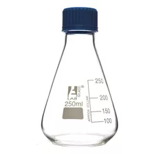 Erlenmeyer Frasco, 8.5 Fl Oz - Vidrio De Borosilicato - Con 