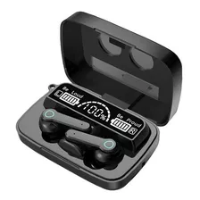 Audífonos Gamer M19 Bluetooth Color Negro Inalambricos Color De La Luz Blanco