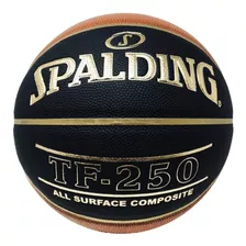 Balon Basquetball Tf-250 Spalding Bicolor Sz.7 Piel Sintetic