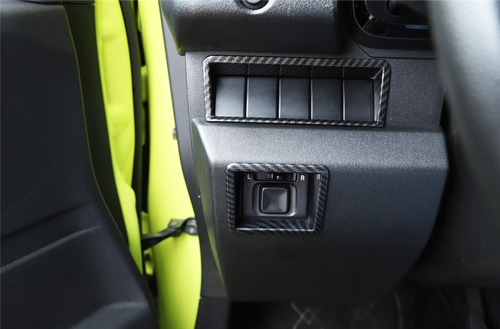 Tapa Interruptor De Ajuste De Espejo Negro Para Suzuki Jimny Foto 3