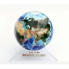 Cubo Mágico Planeta Terra 2x2x2 Yuxin Earth 3d + Base Brinde