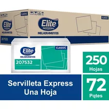 72 Paquetes De Servilletas Express Elite Professional 250 Un