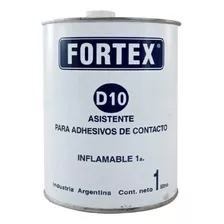 Diluyente Para Adhesivos De Contacto Líquido Fortex D10 Color Agua