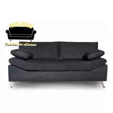 Sillon Sofa 2 Cuerpos En Chenille¡¡ Stock Gris Oscuro!!