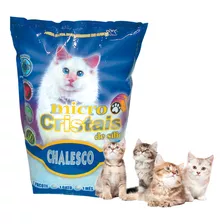 Areia Micro Cristais De Silica Fina Para Gato Chalesco 1,8kg