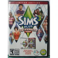 Jogo The Sims 3 Plus University Life Limited Edition Artesom