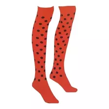 Medias Liguero Rojas Niñas Halloween Disfraces Bj1060