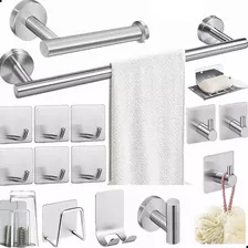 Juego De Accesorios De Baño Toalleros 304 Inoxidable 16pzas