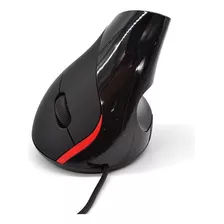 Mouse Vertical Usb Ergonomico Diestro Color Negro