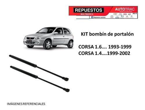 Bombin  Portaln Chevrolet Corsa Hb //envio Gratis Foto 2