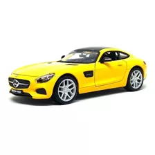 Miniatura Carro Mercedes Benz Amg Gt 1:24 Maisto Amarelo