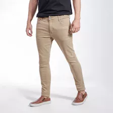 Calça Jeans Stoned Custom Fit Masculina Palha