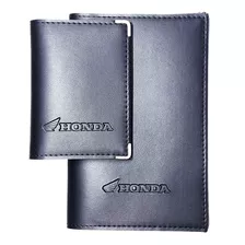 Kit Honda Moto Porta Manual E Porta Documentos