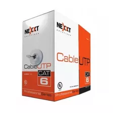 Cable Red Utp Nexxt Cat 6e 305m Interior Certificado Gigabit