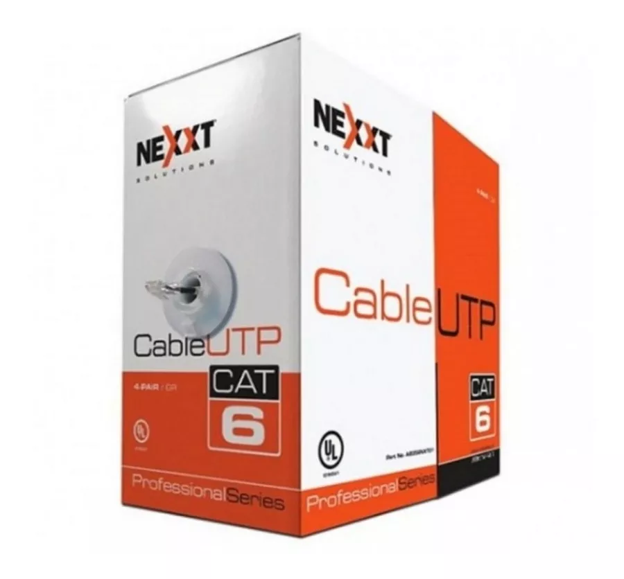 Cable Red Utp Nexxt Cat 6e 305m Interior Certificado Gigabit