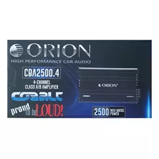 Amplificador Orion Cobalt Cba2500.4 Hp Lp 4 Ch 2500w 90db 