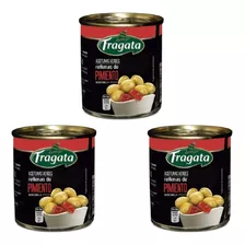 Aceitunas Rellenas Pimientos Fragata 200g España - Pack X 3