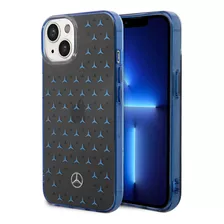 Funda Para iPhone 14 De Mercedes Benz Negro/azul