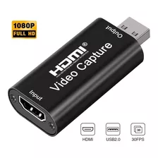 Capturadora De Video Audio Hdmi A Usb 1080p Hd 4k Pc Ps4 