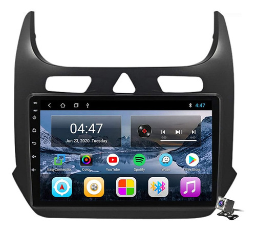 Radio Android Chevrolet Cobalt 9 Pulgadas 4+64gb Carplay Cam Foto 2