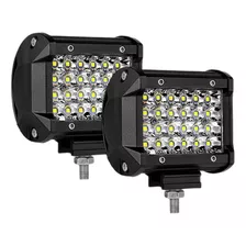 Par Faros 24 Led Auxiliar Dually Con Estrobo 4x4 72w F1. 