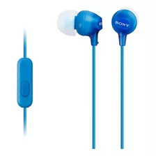 Auriculares Ergonómicos Internos Sony Mdrex15ap Con Azul
