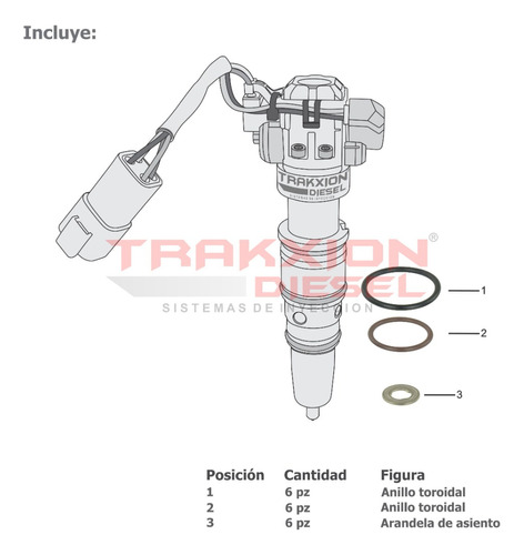 6 Inyectores Diesel Para Durastar Maxxforce Navistar 210-225 Foto 9