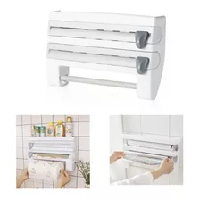 Dispensador De Rollos De Cocina 4en1 Papel Aluminio Vinipel