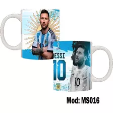 Taza Messi Cerámica Personalizada Sublimada Mod Ms 016
