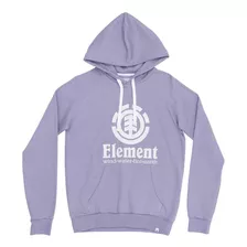 Moletom Element Canguru Vertical Feminino Roxo Claro