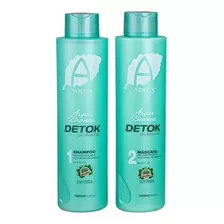 Kit Argila Branca Detok Redutor E Volume Hidratação Fragrância Do Tratamento Aroma Perfumado Cor De Cabelo Os Tipos De Cabelo