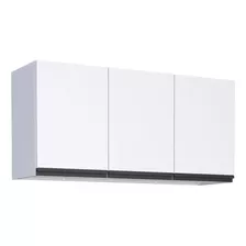 Armário Aéreo De Cozinha 3 Portas Gaia 160cm Cozimax Branco