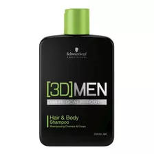 Shampoo 3d Men Hair And Body Schwarzkopf