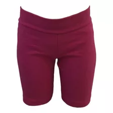 Shorts Infantil Bermuda Para Meninas Cores Lisas 1-14 Anos