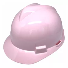 Capacete Proteção Rosa Feminino Confortavel Selo Inmetro Epi