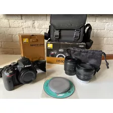  Nikon Kit D5300 + Lente 18-55mm Vr Dslr + Lente 50mm 1.8